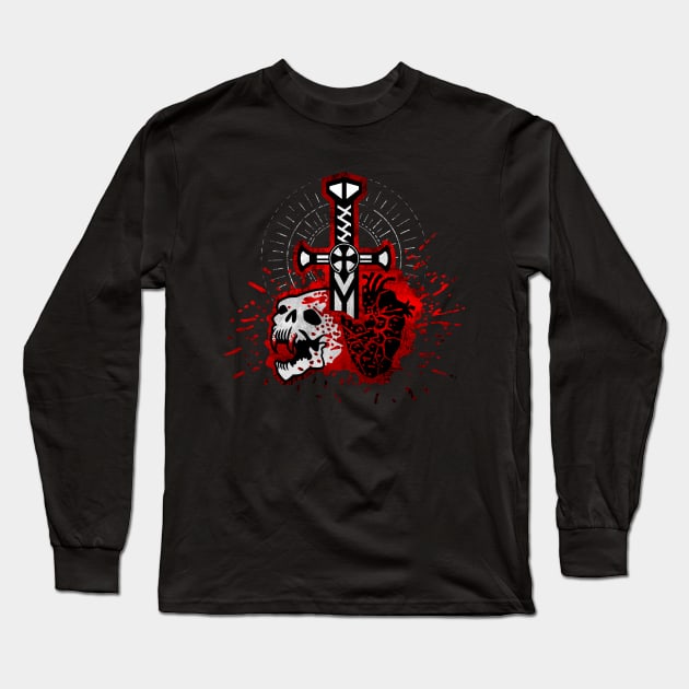 Vampire Hunter Long Sleeve T-Shirt by FallingStar